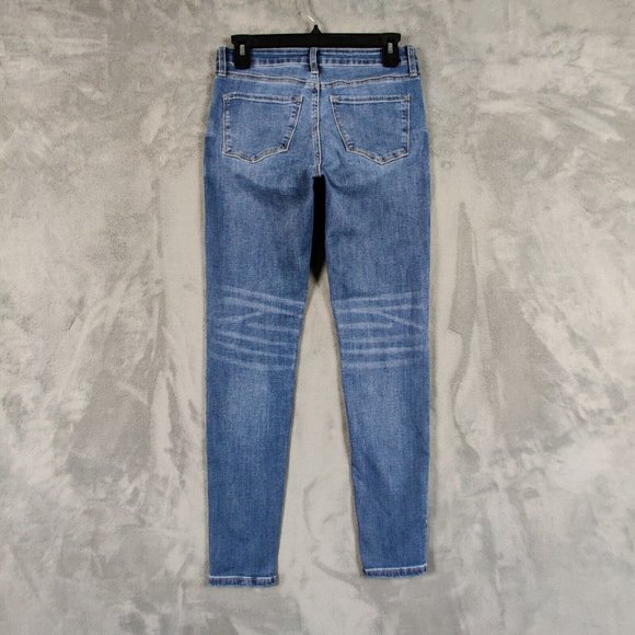 KanCan Jeans Women 26 5 Blue Estilo Skinny Low Rise Denim Stretch Pants 26x29 - Picture 2 of 8